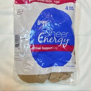 L’eggs Sheer Energy Active Support Leg Size A 4pk